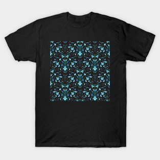 Baroque blue pattern T-Shirt